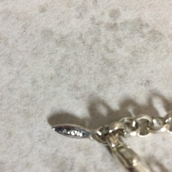 Avon silver chain turquoise bead necklace - Picture 6 of 7